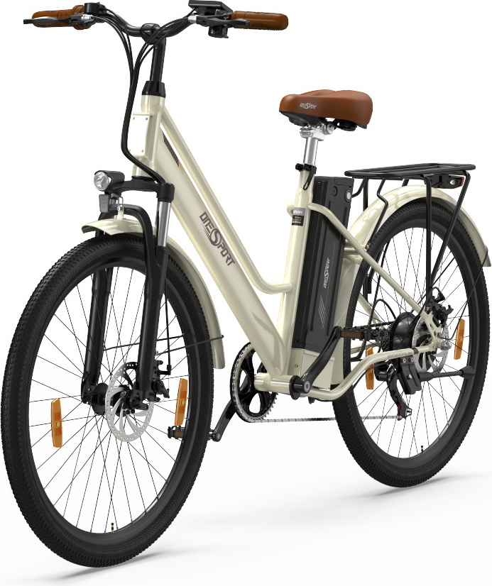 26" mestský e-bike, elektrobicykel, e-bike, pedelec, s 250W motorom, 36V/14,4Ah, 25km/h, pre mužov a ženy