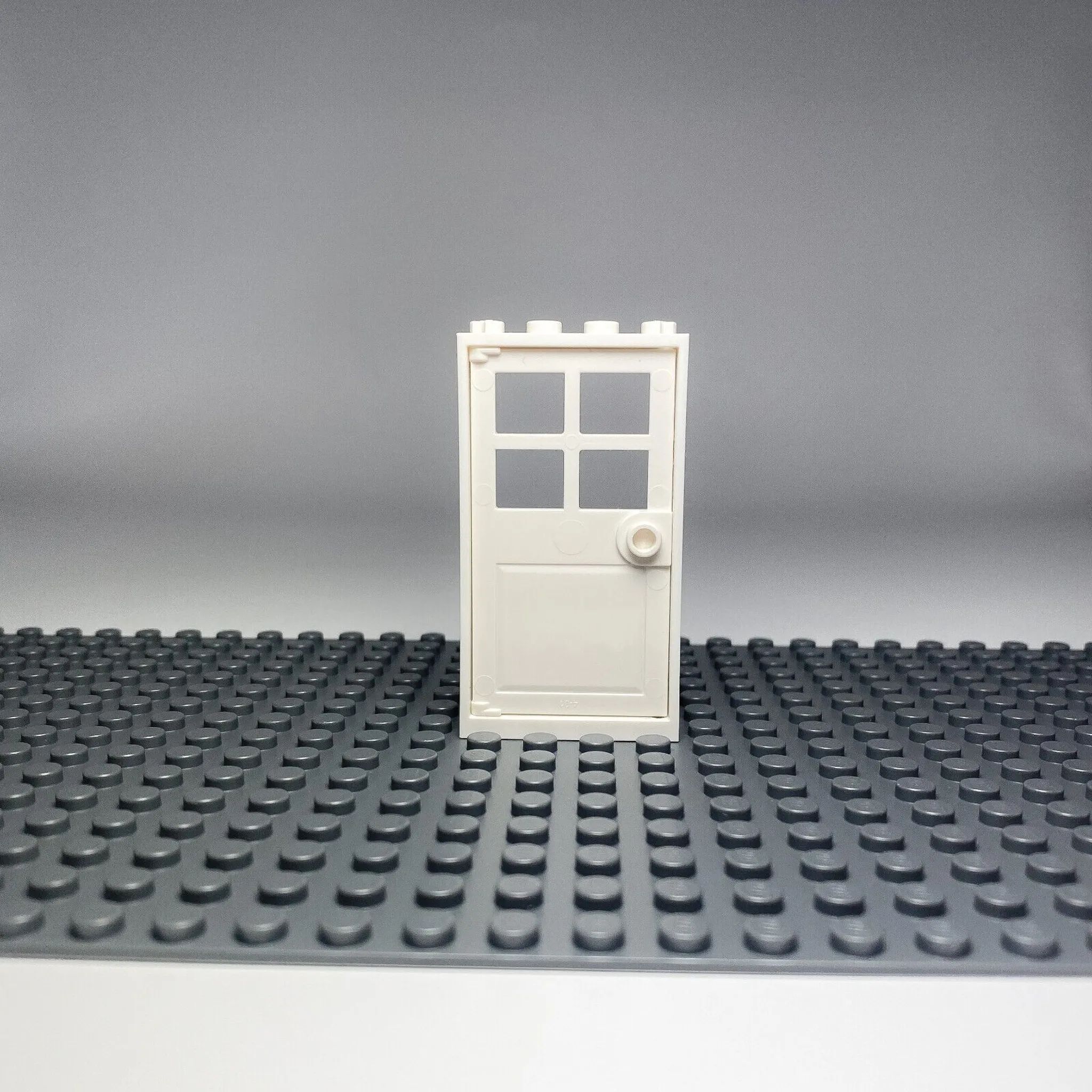 LEGO® 1x4x6 Dvere biely a biely rám pre dom, stavebnica NEW! Množstvo 25x