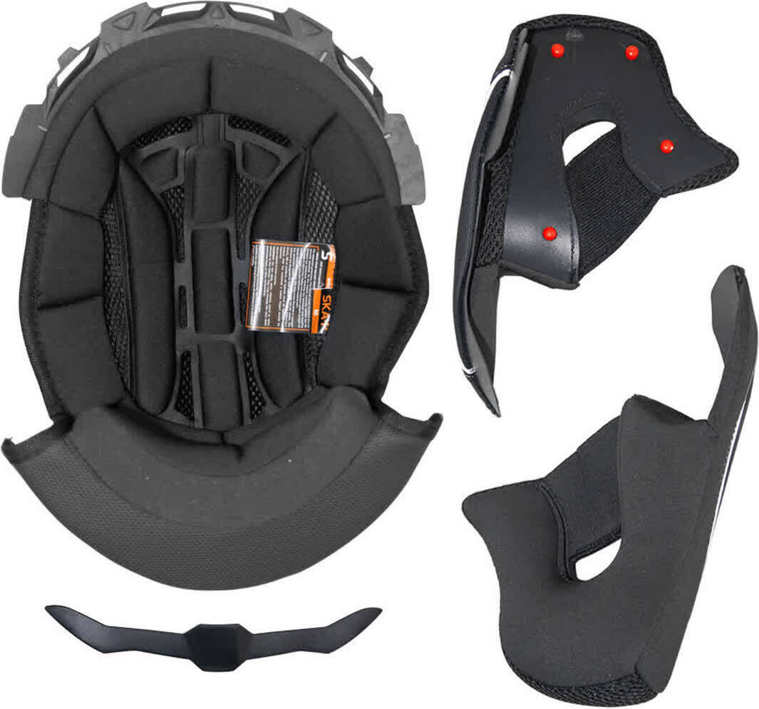 SKA-P 5TH FALCON Vollschwarz Innenhelm Größe M 95TH-AB0-01T-C1