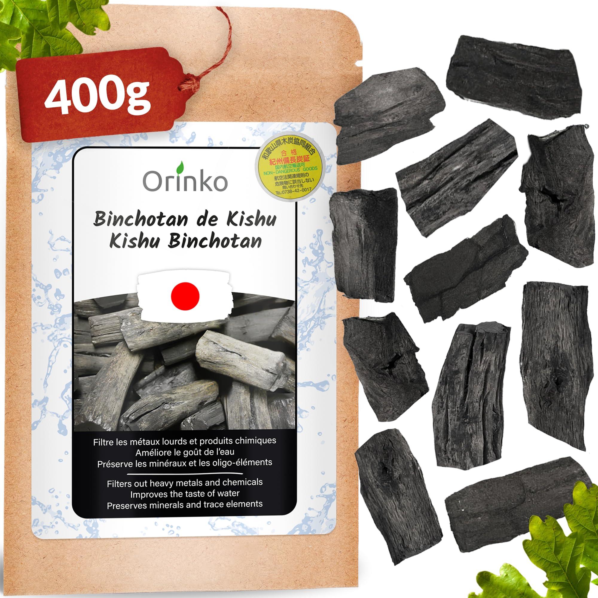 Dripio Binchotan Aktivkohle 400 g – Stücke aus Wakayama Eiche