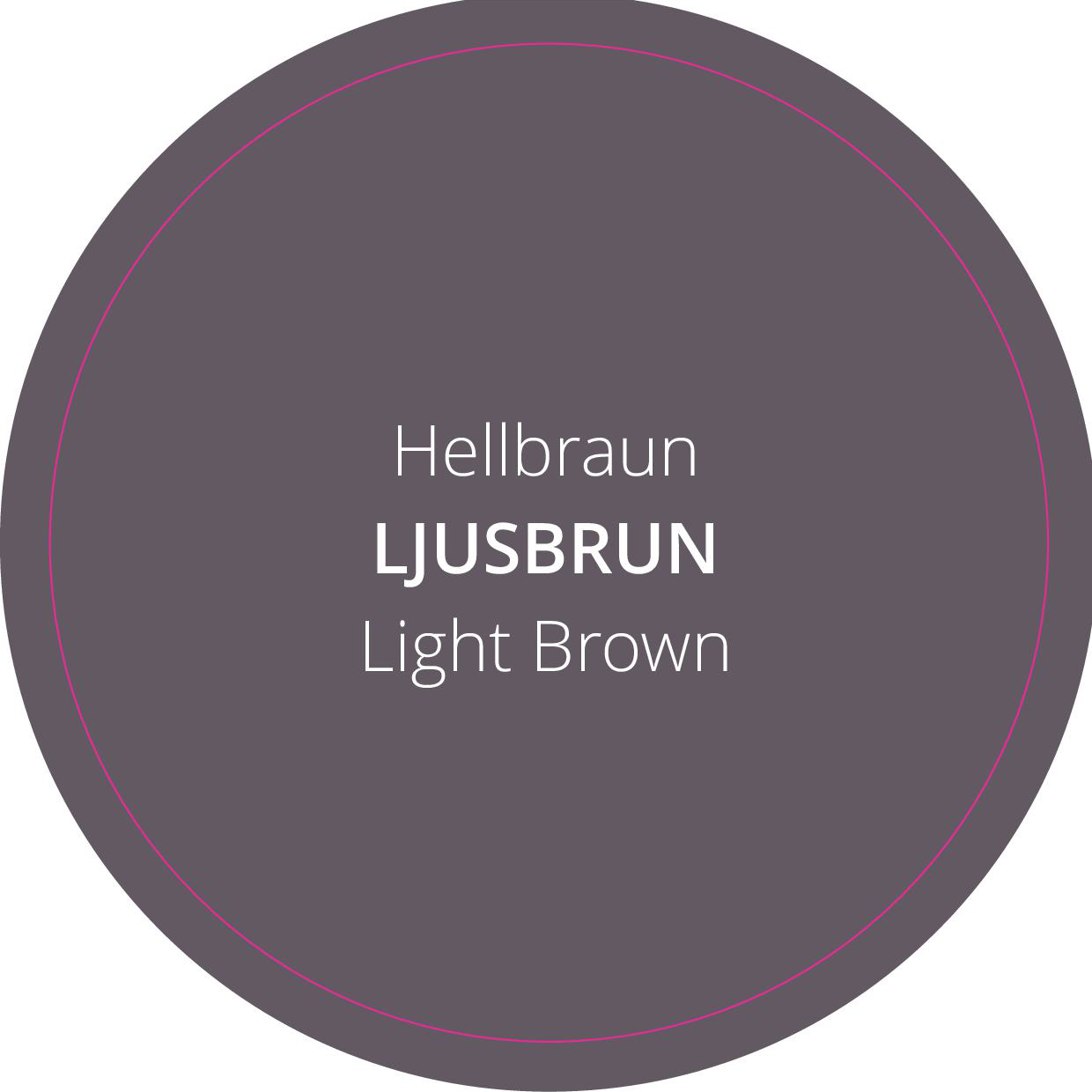 Kulturhantverkarna Färg AB Leinölfarbe - Innen-& Außen - Ljusbrun - Hellbraun (0,25 Liter) - natürlicher Holzschutz - Schweden chemikalienfrei SHDrindenbraun025