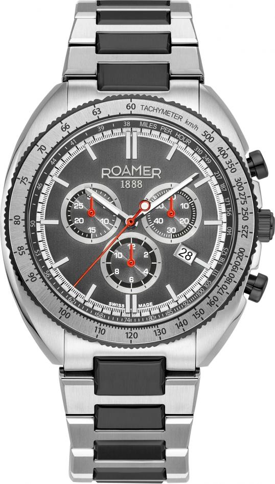 Herrenuhr ROAMER 868837 45 85 70 Schwarz Sportuhr