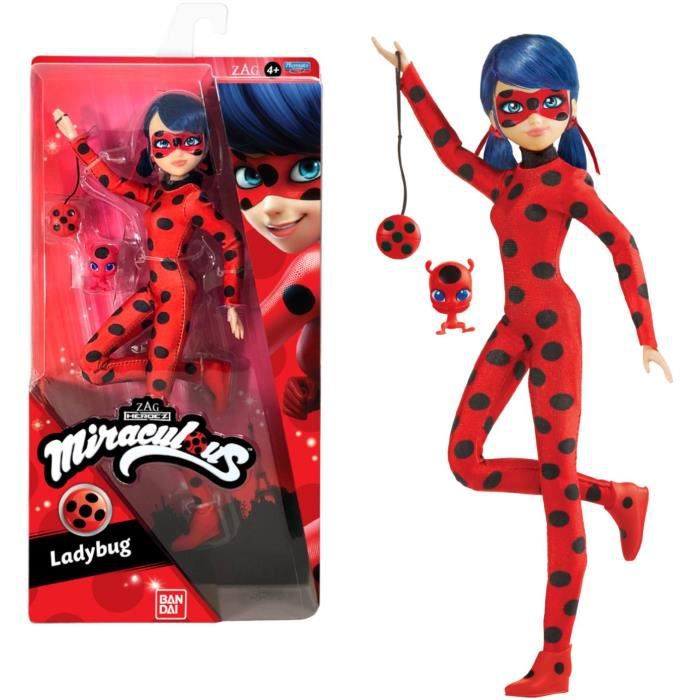 Bandai – Miraculous Ladybug – Ankleidepuppe 26 cm – Ladybug – 39748 