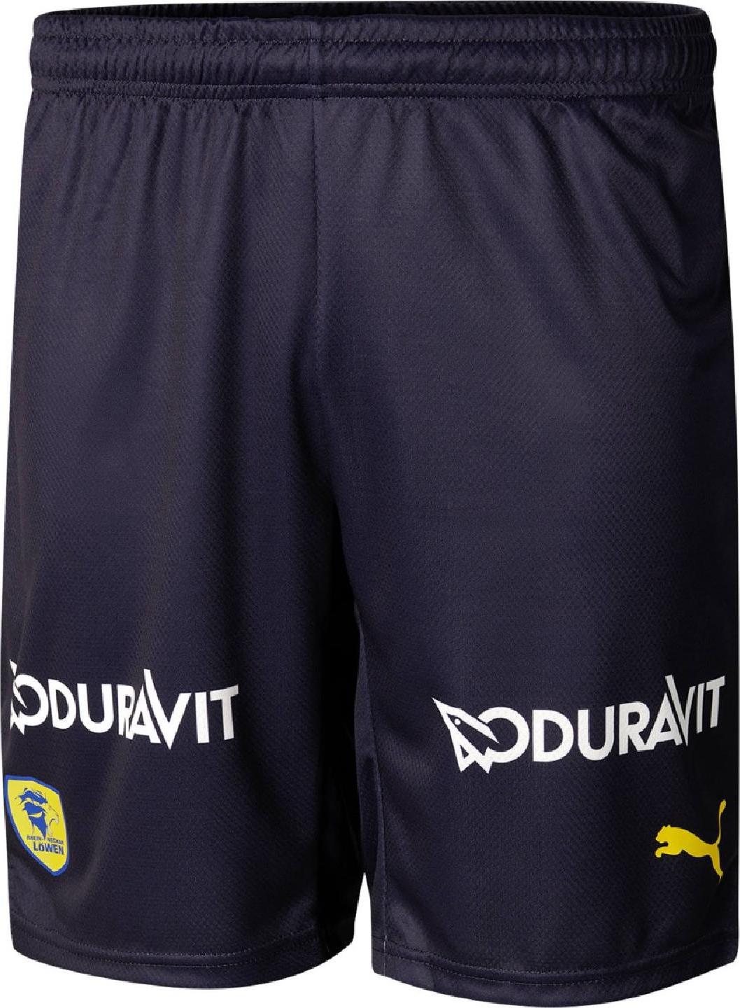 Puma RNL Rhein Neckar Löwen Shorts Trikothosen kurze Hosen 22/23 blau 771699-01, Größe:XXL E-57842