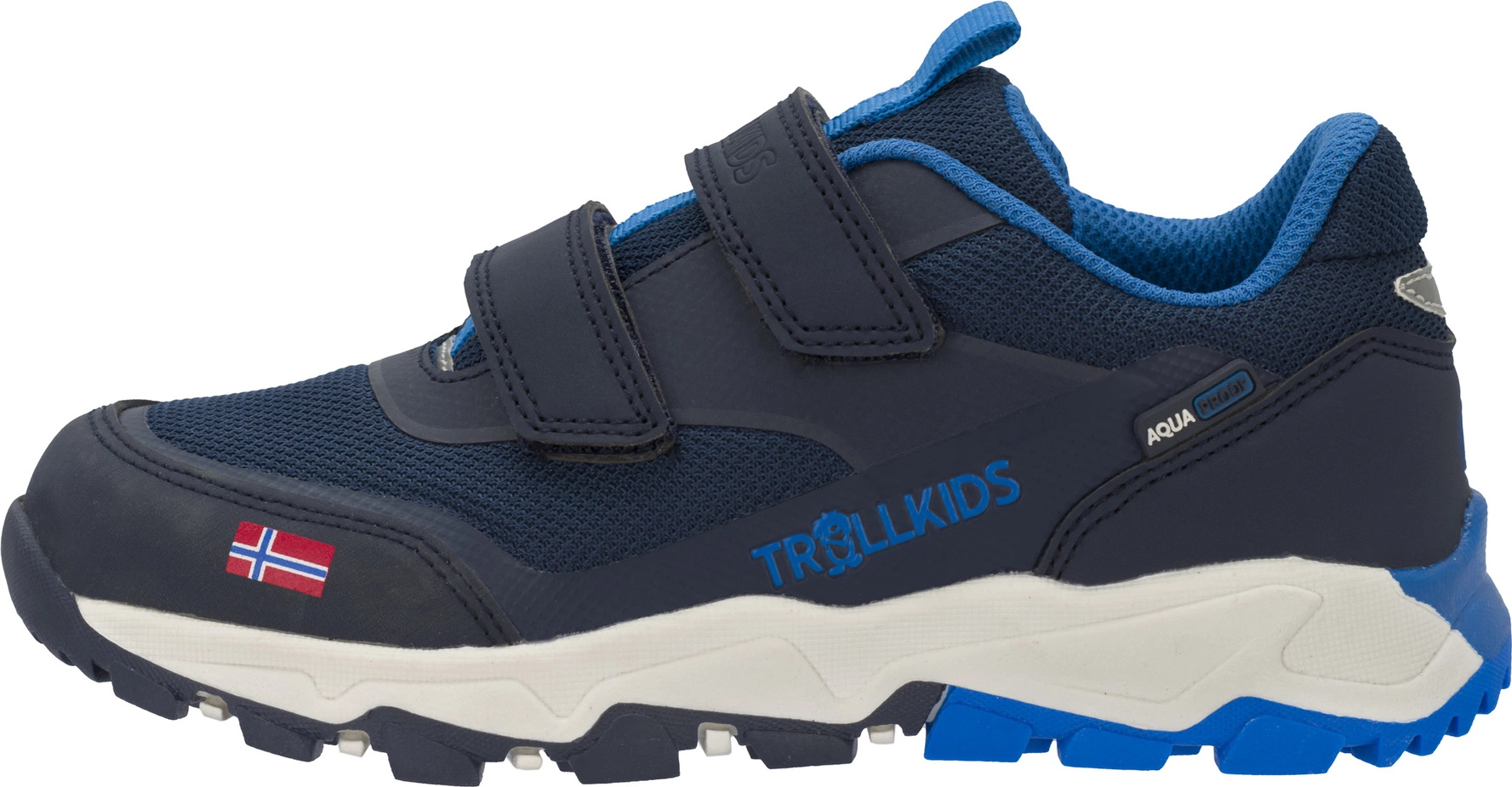 Trollkids Kids Preikestolen Hiker chlapčenské turistické topánky navy 269-117 veľkosť 29