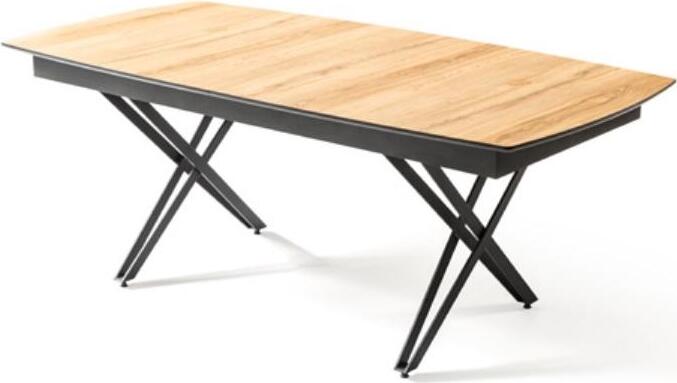 Esstisch Ausziehbarer Holz Braun JVmoebel