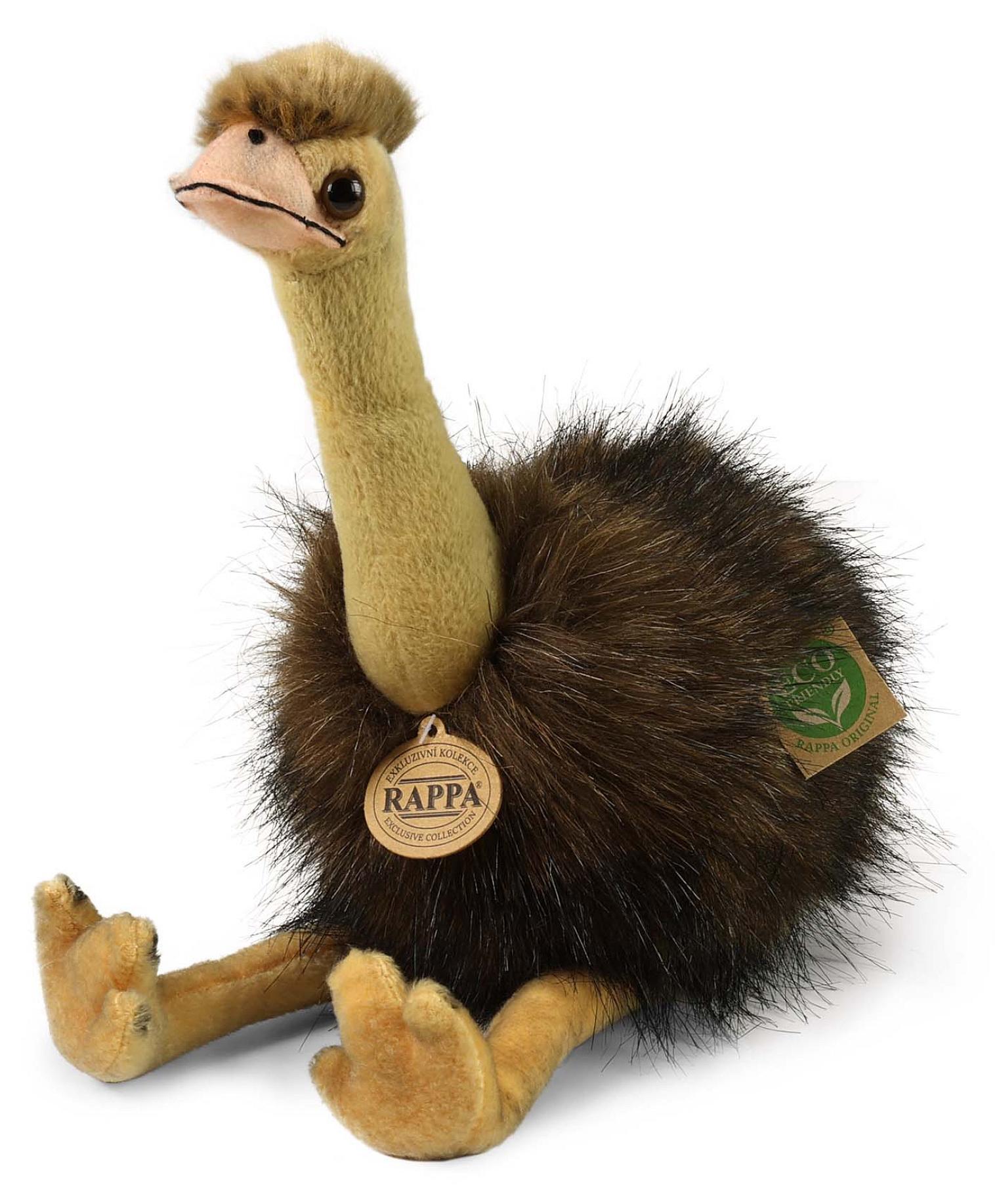 RAPPA Plüsch-Emu 36 cm, umweltfreundlich 242784