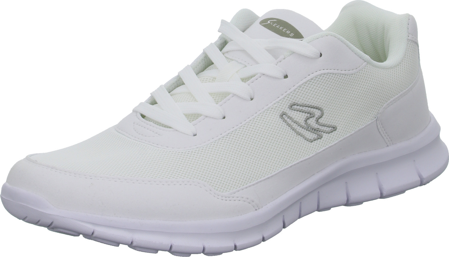 Sneakers Herren-Sneaker Weiß, Farbe:weiß, EU Größe:46 RJ23-097-WH