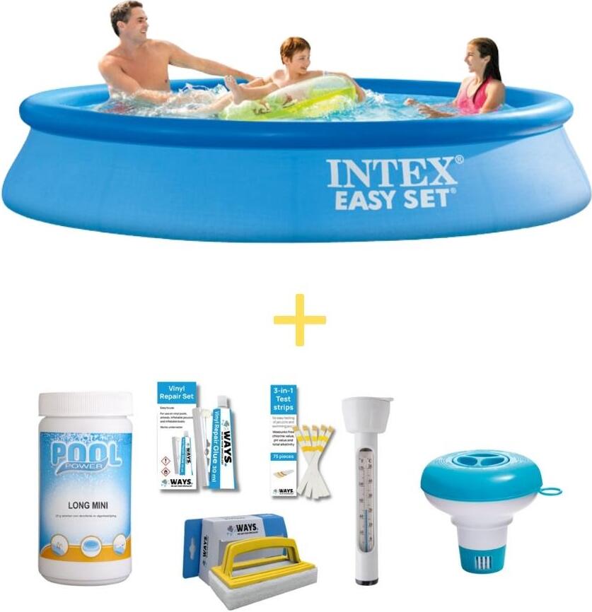 Bazén Intex Easy Set - 305 x 61 cm - vrátane balíka na údržbu WAYS