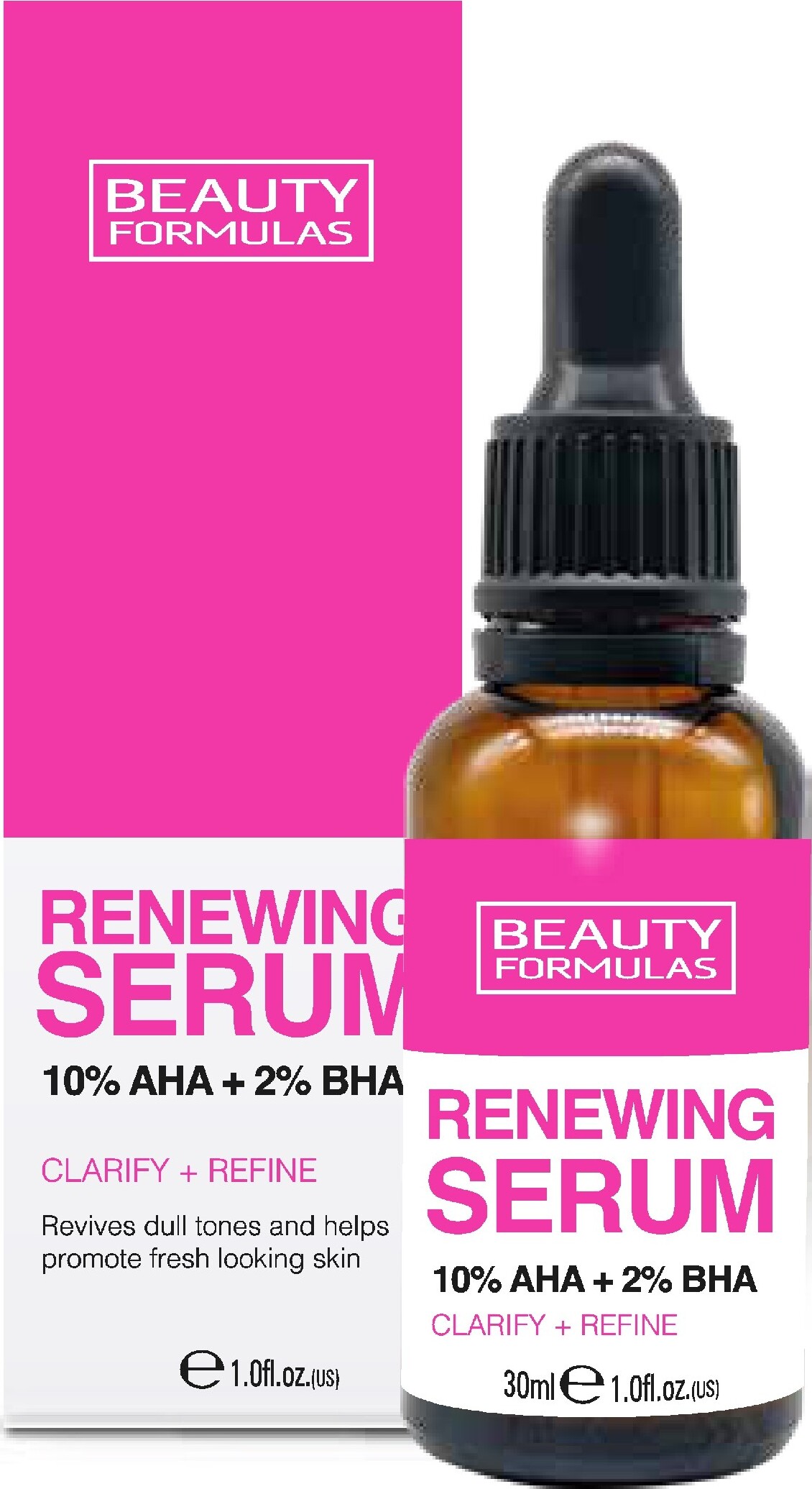 Beauty Formulas Erneuerndes Serum AHA + BHA 30 ml