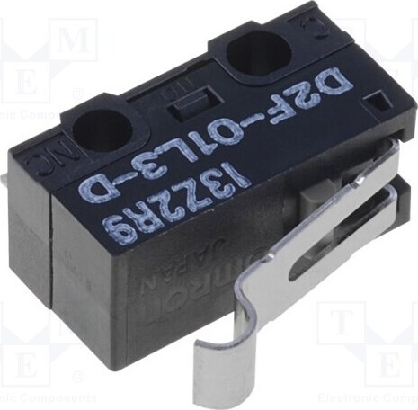TNE 1x Mikrosc SNAP ION D2F-01L3-D Mikrosc SNAP ION mit Rolle simulierendem Hebel _1GH_D2F-01L3-D