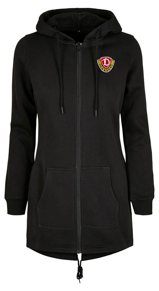 SG Dynamo Dresden Merchandising SG Dynamo Dresden Damen Sweat Parka WAPPEN schwarz