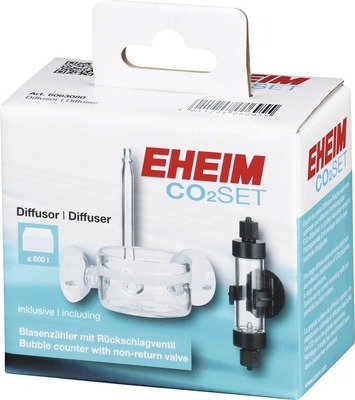 EHEIM Diffusor 600l+Blasenzähler m. Rückschlag