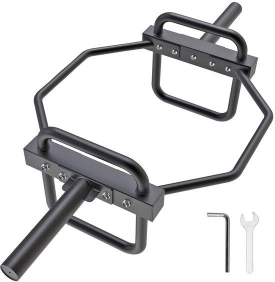 Unyqoos Ibenzoa® Hexagonal-Langhantel mit verstellbarem Griff für intensive Workouts
