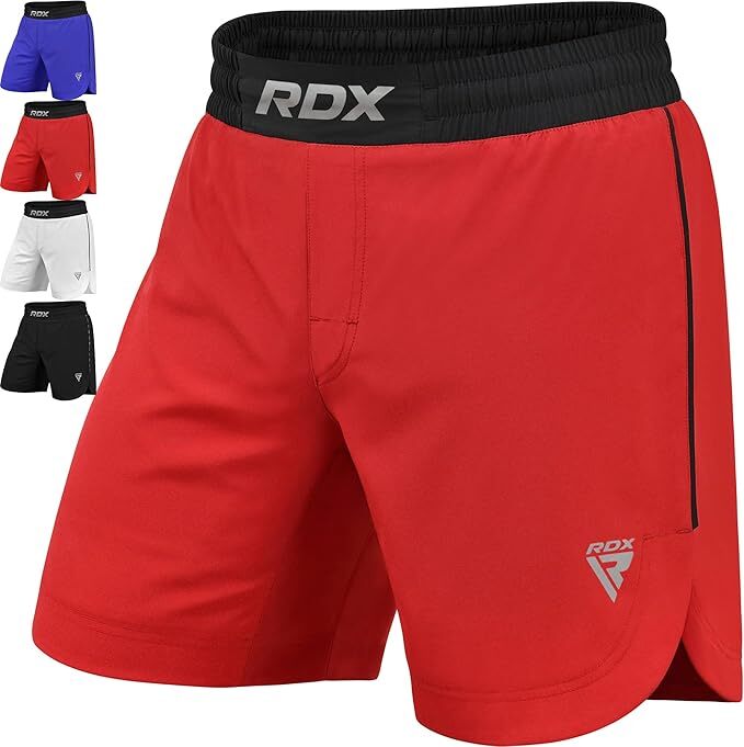 RDX MMA Shorts Sporthose Herren Kurz, Kampfsport Boxen Trainingshose Männer, Kickboxen Muay Thai Boxing Grappling Boxhose Sparring, Freefight Martial Arts Kampfshorts Fitness Laufhose Jogginghose MSS-T15R-3XL
