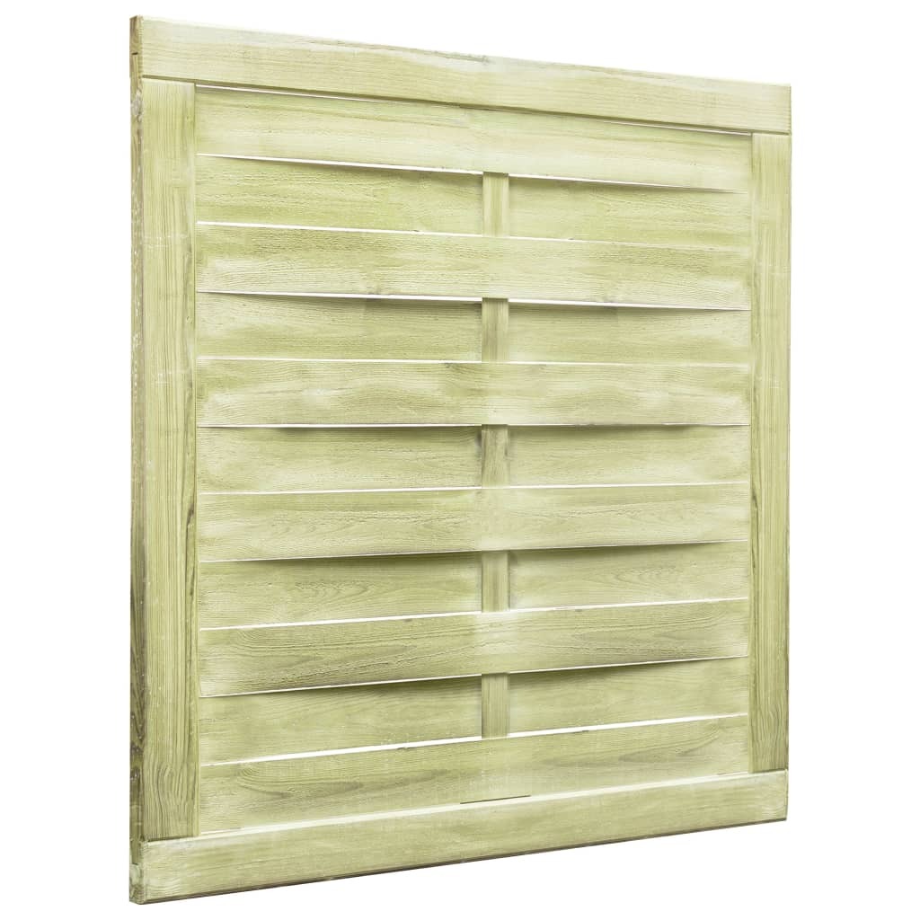 Cancello Da Giardino In Legno Di Pino Impregnato 100x100 Cm - Design Ad Arco, Robusto E Resistente Alle Intemperie