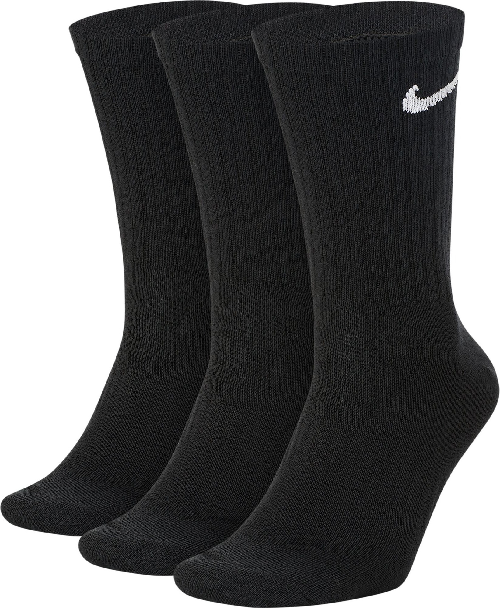 Nike EVERYDAY LIGHTWEIGHT CREW Calzini (3 paia) - Nero L