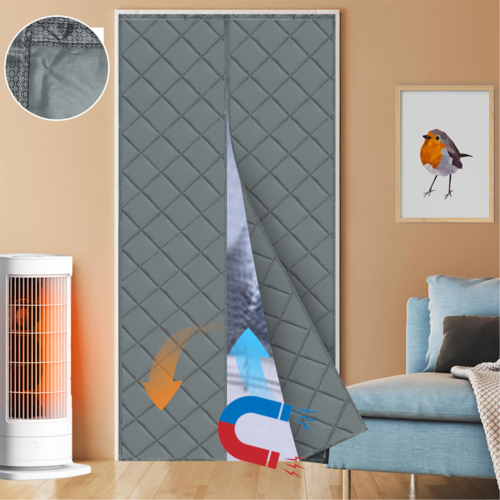 Magnet-Fliegenvorhang 67x170 Cm - Selbstschließend & Leicht Zu Montieren