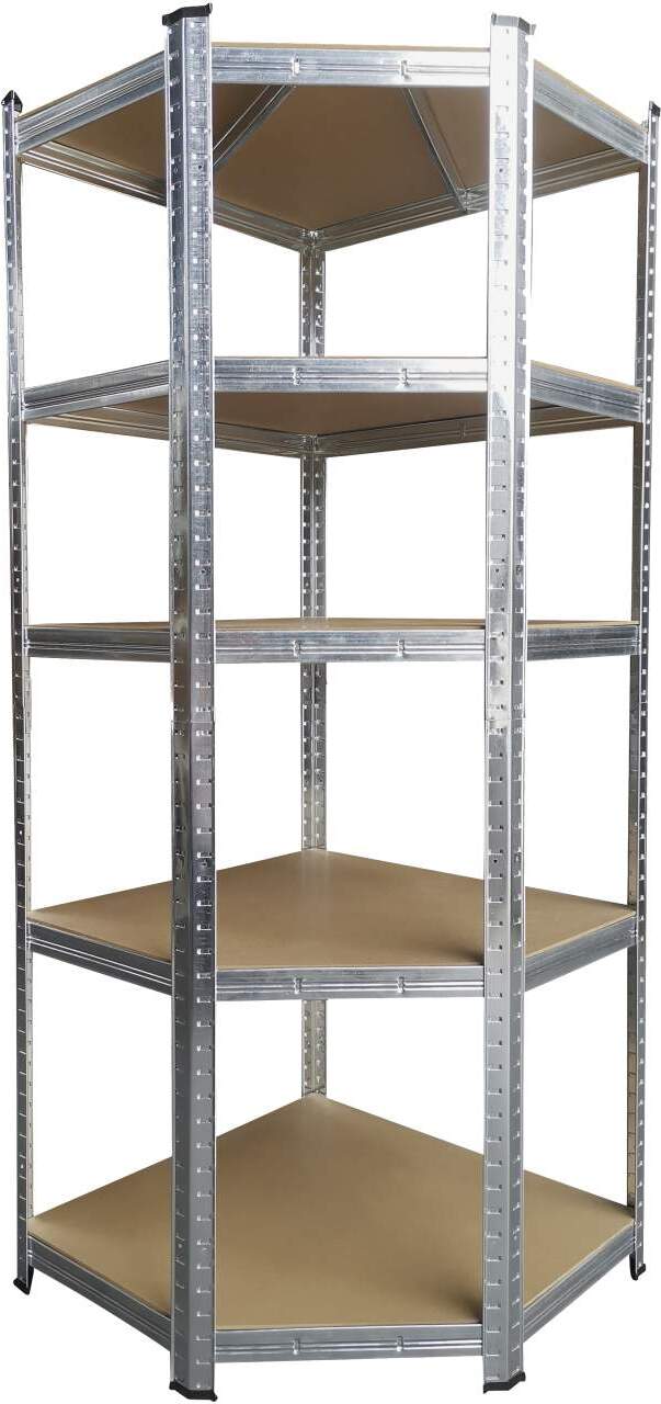 Relaxdays Schwerlastregal Verzinkt 5 Böden 150x75x30 Cm – Bis 875 Kg Tragend, Für Garage, Keller & Werkstatt