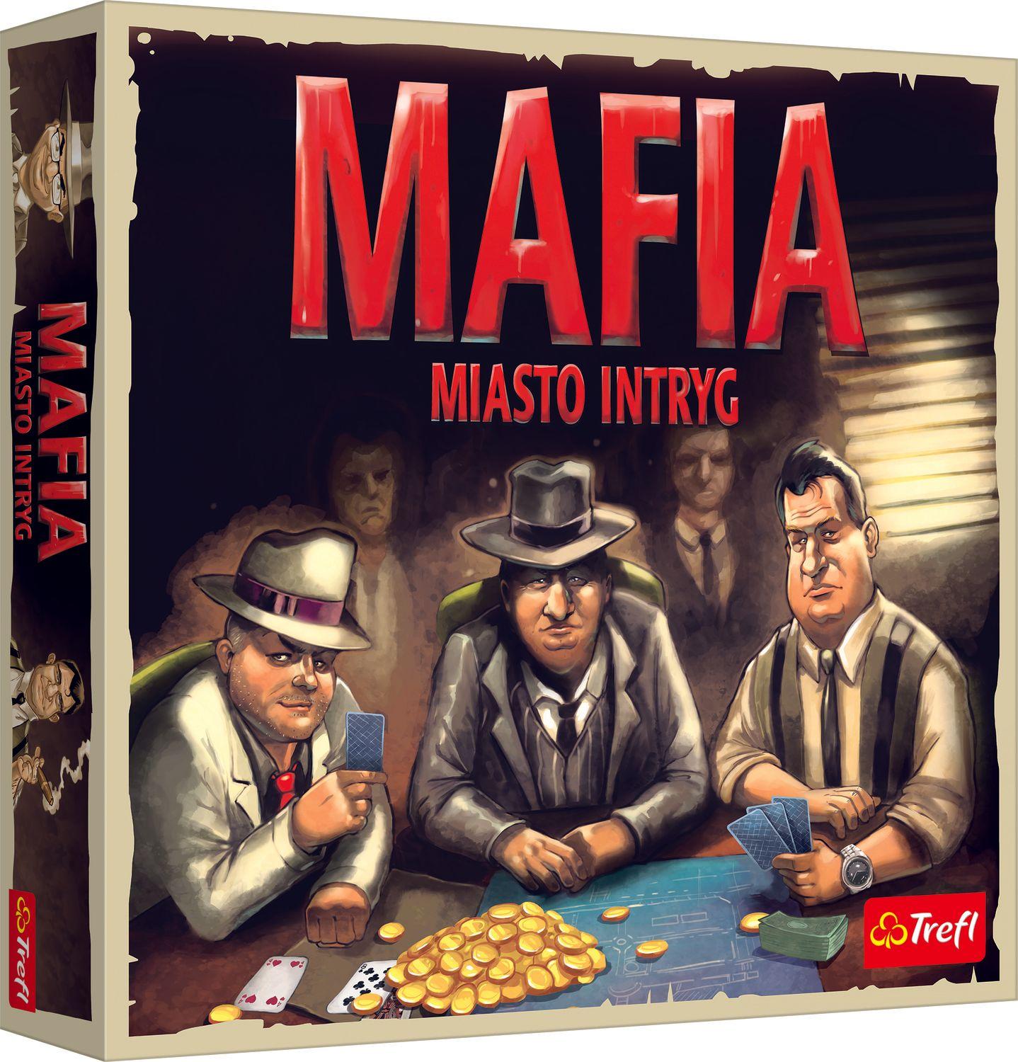 Trefl Mafia-Brettspiel (in lettischer Sprache)