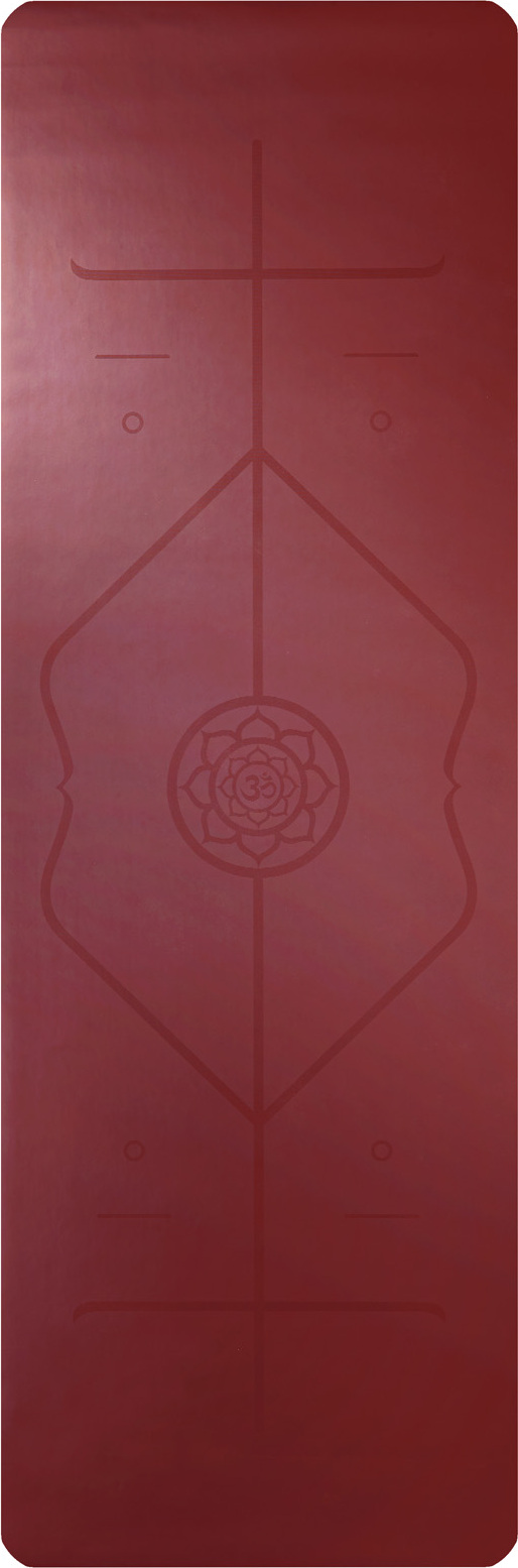 TRENDY SPORT Yogamatte Naturkautschuk 180 x 60 x 0,3 cm rot 9450R
