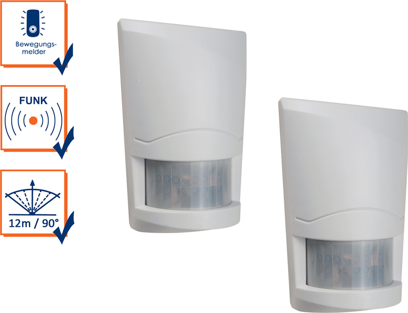2 Bewegungsmelder 12m/90° ELRO AG4000 Alarmsystem mit Wählgerät Hausalarmanlagen PAS55PR11