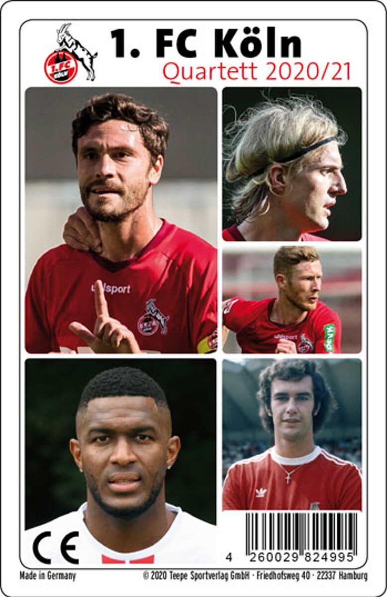 Teepe Sportverlag 24995 - 1. FC Köln Quartett 2020/21 TE-24995