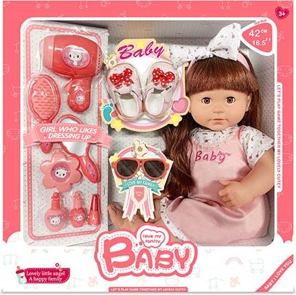 CZAPSKA SPÓKA KOMANDYTOWA Puppe 42Cm + Zubehör 10 Stück 35X15X35 8944