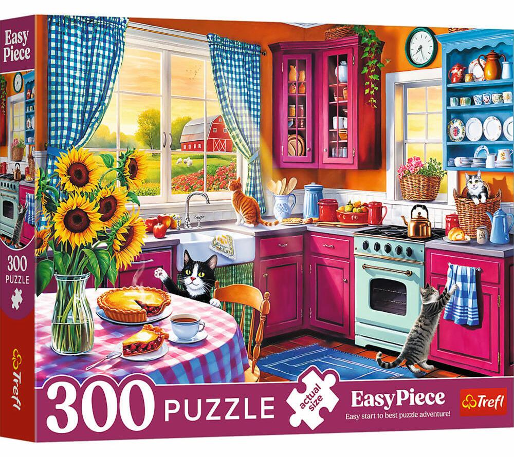 TREFL EasyPiece Puzzle: Reno in der Kü che 300 Puppen 23102