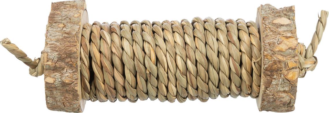 Trixie Speelrol für Nagetiere mit Seegras aus Holz 61820