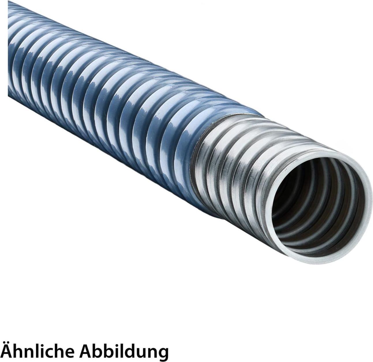 Flexa Furniture 12210711022 FLEXA SPR-PU Metallschutzschlauch mit PUR Mantel - FWP-PUR 27, AD 27,0mm, ID 22,0mm eingehaktes Profil,