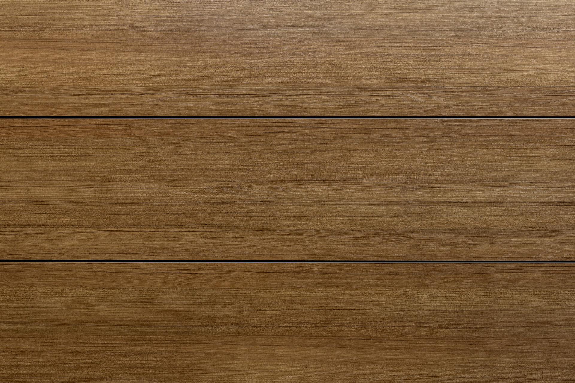 Kettler HPL Tischplatte 220 x 95 cm, Teak-Optik mit Fräsung - Sonderaktion |