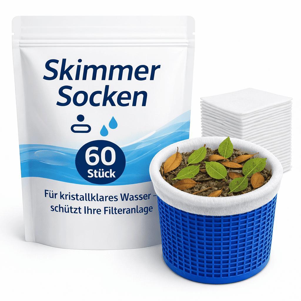 My-goodbuy24 60 Pool Skimmer Socken Skimmersocken Filter Netz für Korb Skimmerkorb Zubehör