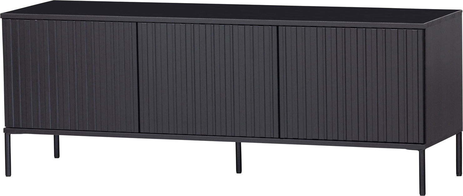 Drawer New Gravure, Schwarz, Holz, Schwarz, Metall, 120 kg, 3 Tür(en) 622038