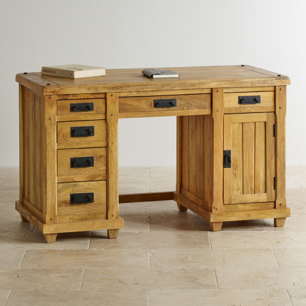 Schreibtisch Devi 160x80x80 aus Mangoholz DEVI-PS