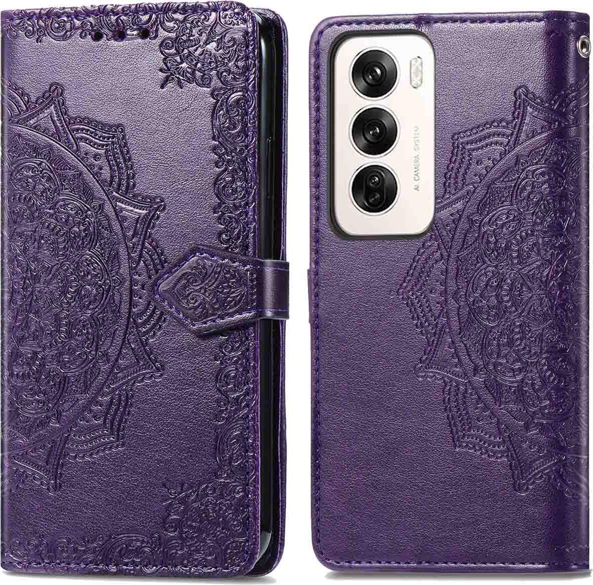 imoshion Mandala knižnica pre Oppo Reno 12 - fialová