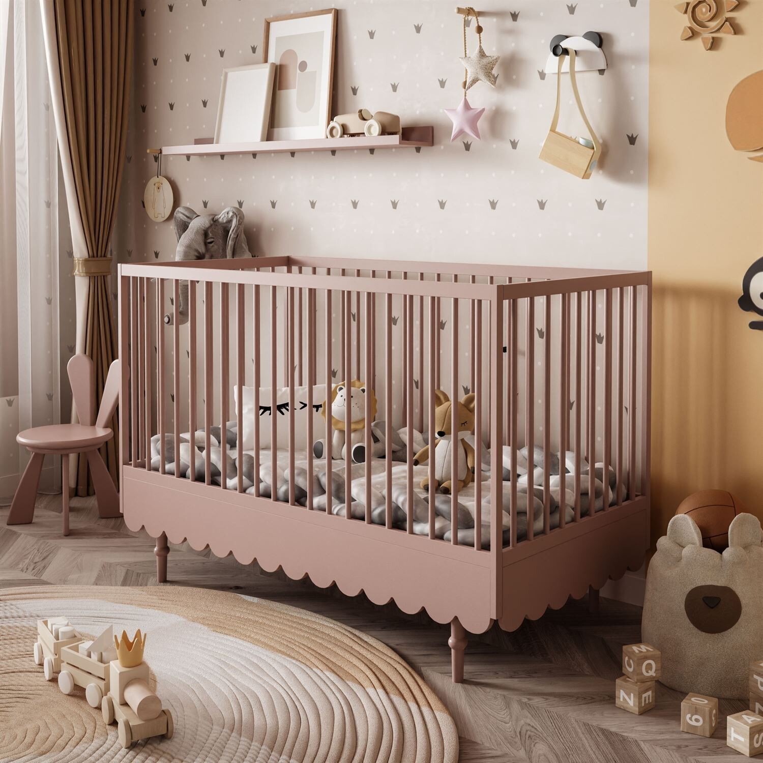 Lookway BABUSHKA Kinderbett, rosa WOD00068