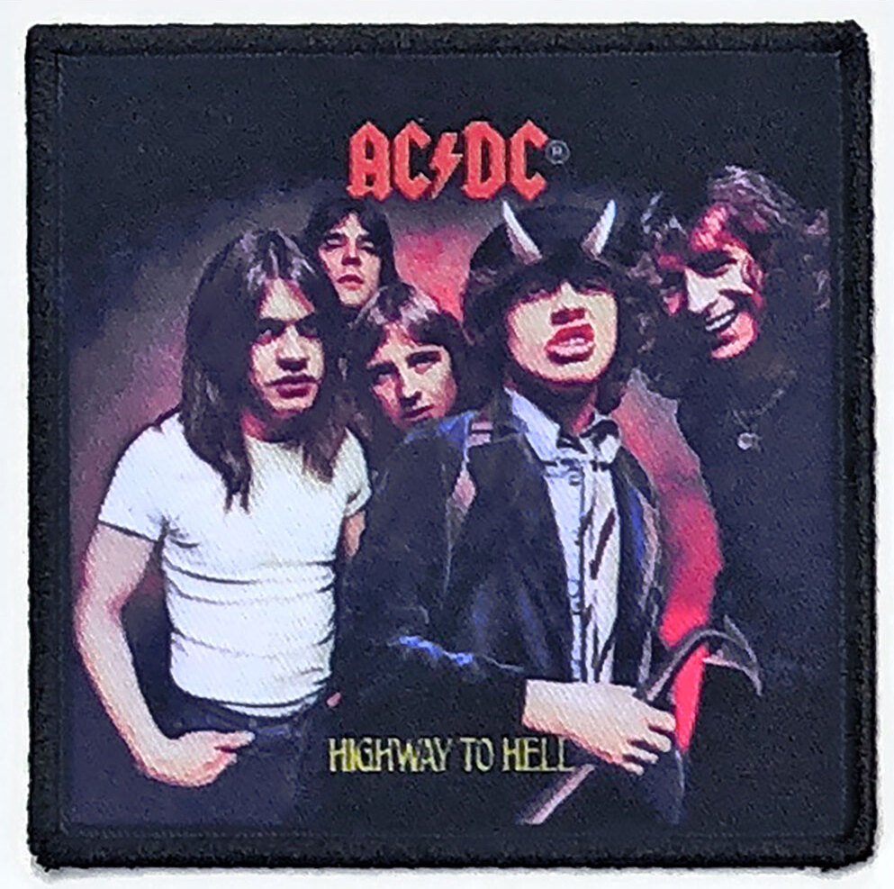 AC/DC Highway To Hell Aufbügler ACDCALBPAT05