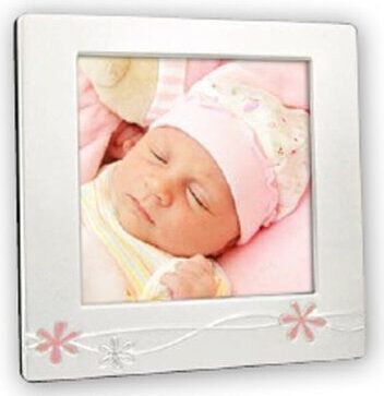 Stylekiste Zep 4,25 x 10,8 cm, versilberte Gesims Rosa Bilderrahmen
