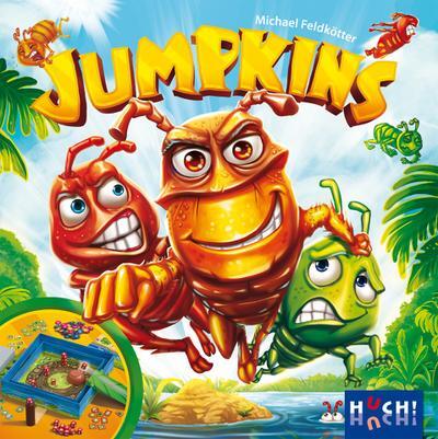 HUCH! Jumpkins Würfel-Schießspiel Geschicklichkeitsspiel für Kinder 881267