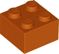3003 Tmavo oranžová 1 kus