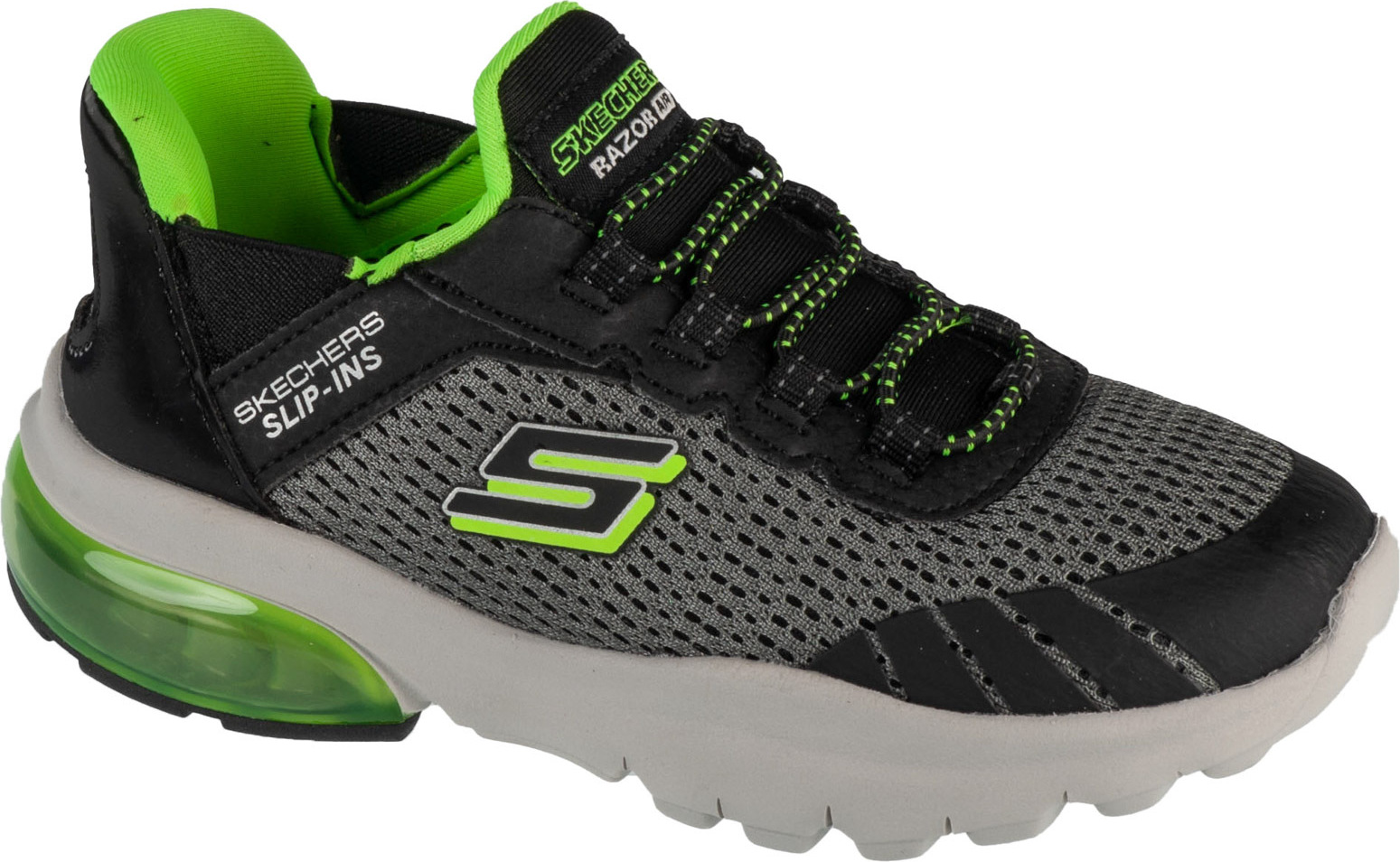 Skechers Slip-Ins: Razor Air - Hyper-Brisk 403839L-CCBK, tenisky, pre chlapcov, čierne