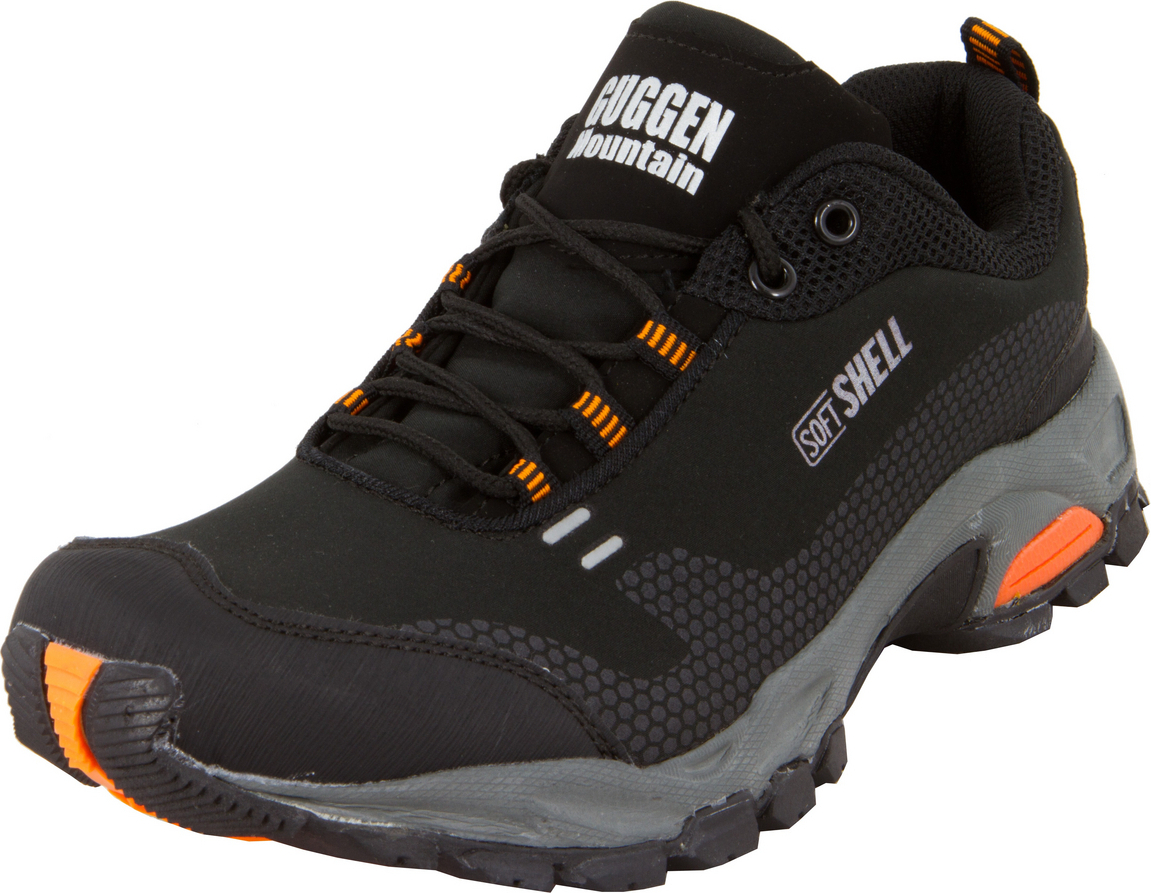 GUGGEN MOUNTAIN, dámska treková obuv dámska turistická obuv dámska vychádzková obuv outdoorová obuv outdoorová obuv SOFTSHELL T002, farba oranžová, EU 36