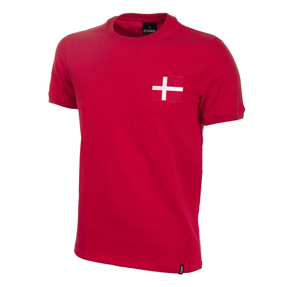 COPA Football COPA Retrotrikot Dänemark 1970er rot XXL 641