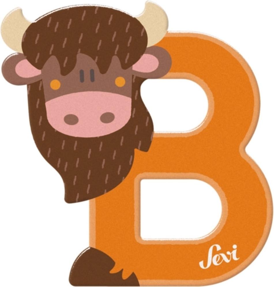 Trudi Holzbuchstaben Tiere pastell : Buchstabe B Buchstaben Sortierung: Buchstabe B 83001
