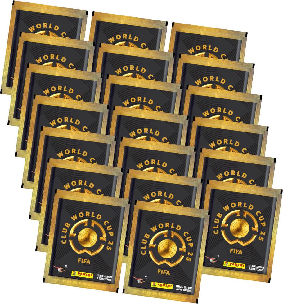 Panini Fifa Club World Cup 2025 Sticker - WM Sammelsticker - 20 Tüten