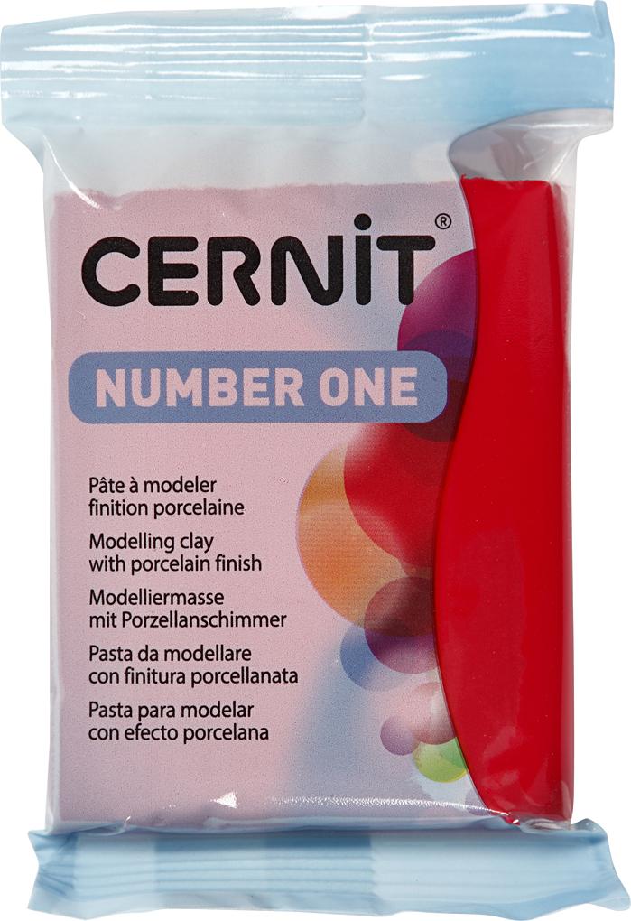 Cernit Polymer Clay N°1 Polymer-Ton Xmas Red 56 g CE0900056463C