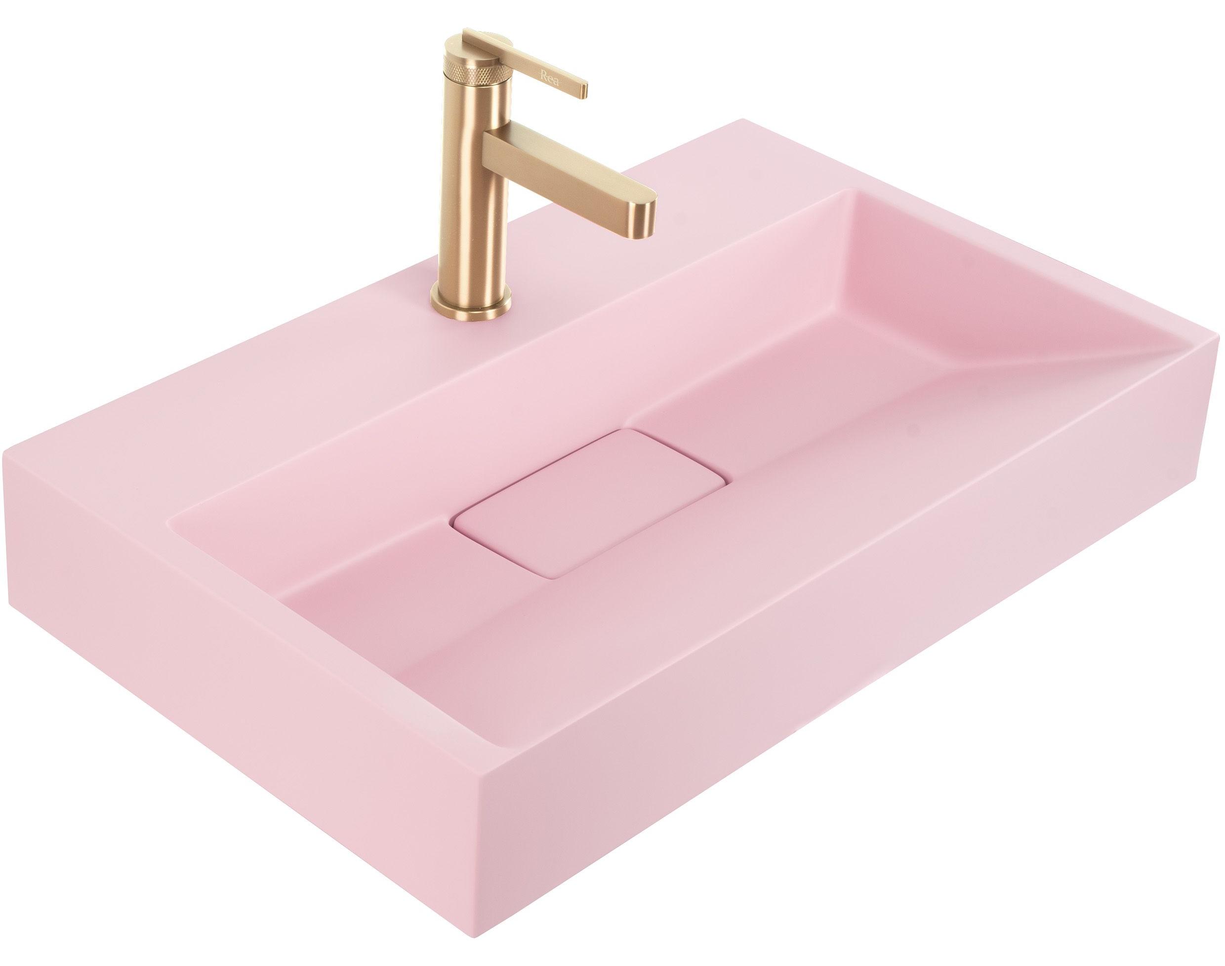 Rea Waschbecken Konglomerat Goya Pink 60cm REA-U4411