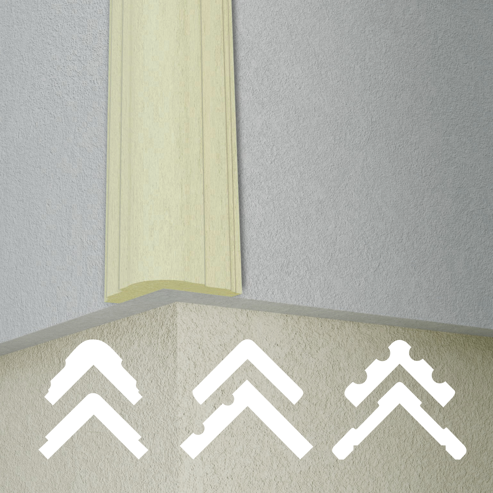 HEXIM Fassadenaussenecke Fassadenprofil Aussenfassade Fassadenstuck Fassadenelement aus EPS mit Beschichtung Fassade verkleiden Eckenschutz Hausfassade (DDK-13, 100 x 100 mm, 2 Meter / 1 Profil) 93400