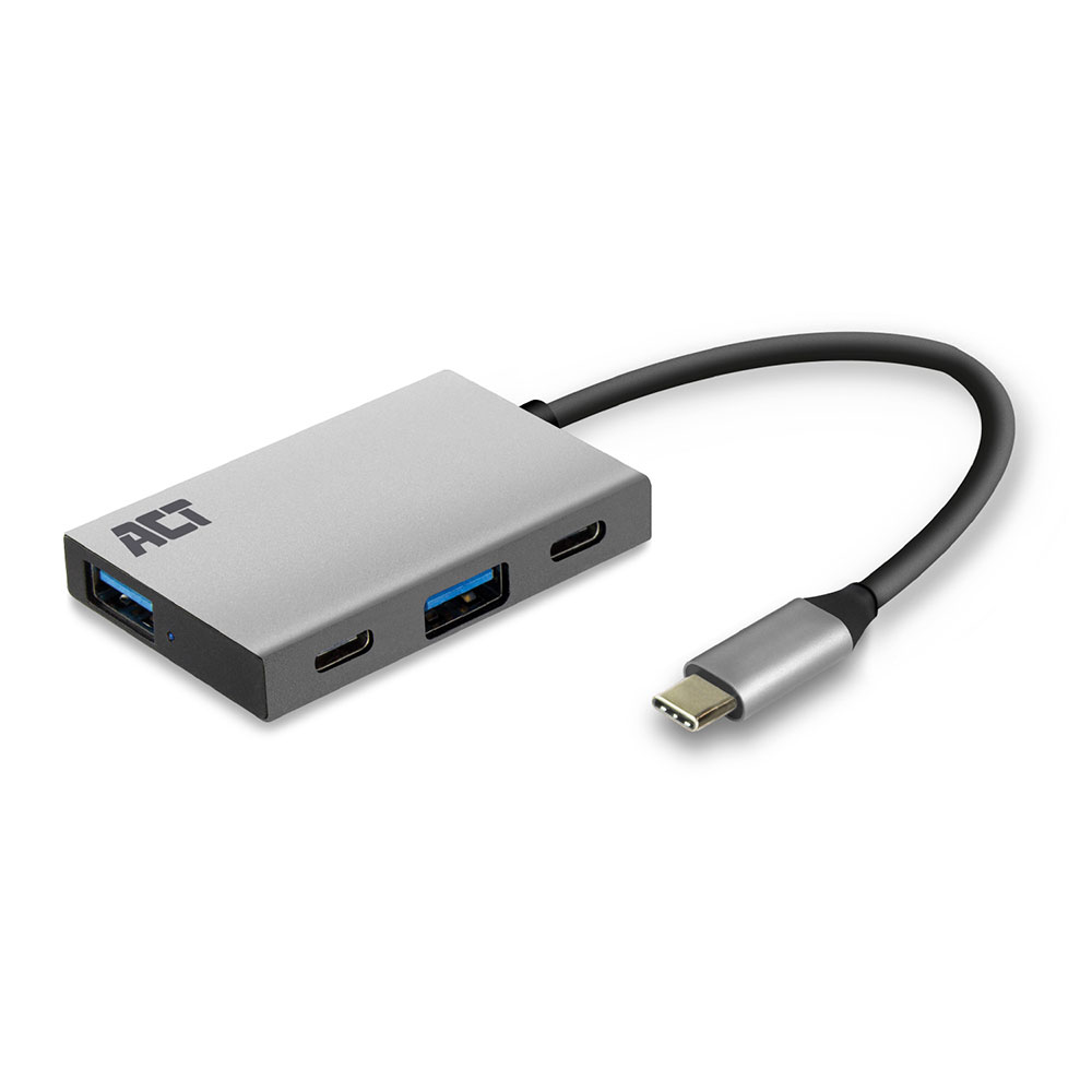 ACT AC7070 USB-C 3.2 Gen 2 na rozbočovač 2x USB-C a 2x USB-A